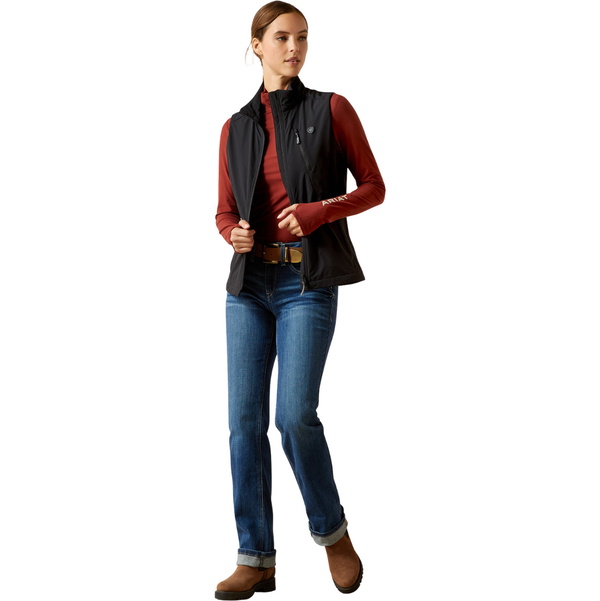 2025 Ariat Womens Rion Stretchshell Vest 10062387 - Black
